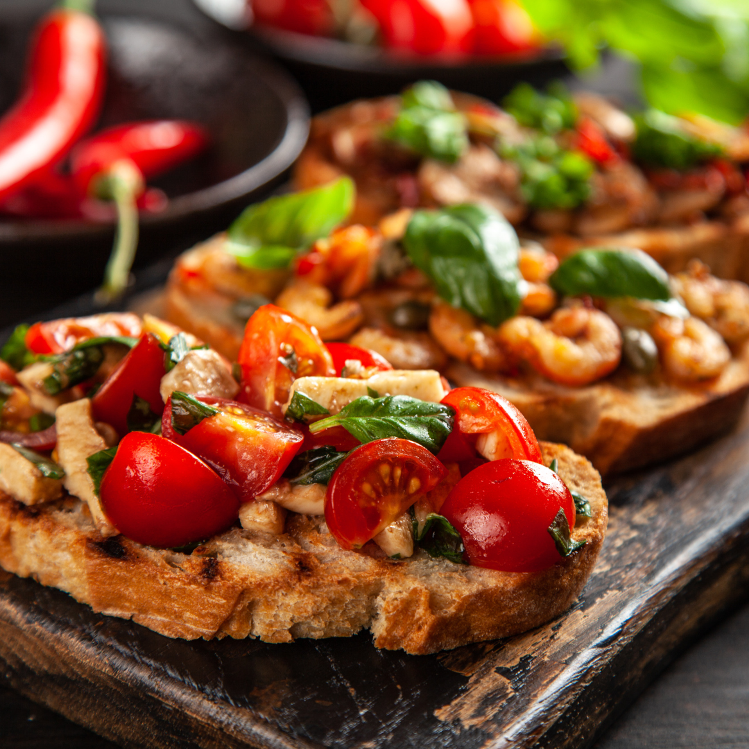 Zalloumi Bruschetta – Belle Chevre Creamery